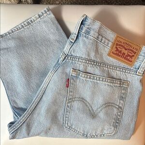 Levi's Blue Straight Leg Jeans Classic Denim